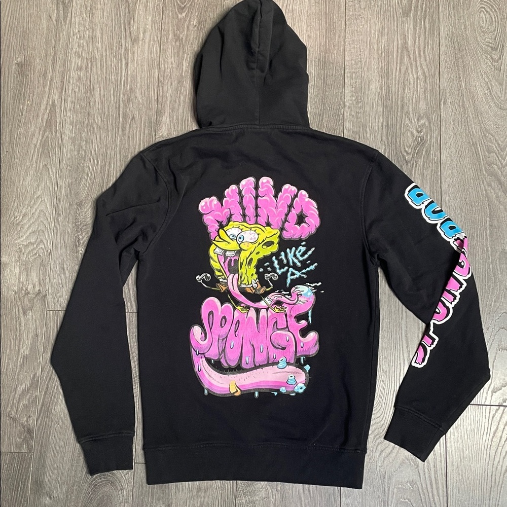 SpongeBob SquarePants with Patrick H & M Black graphic Hoodie